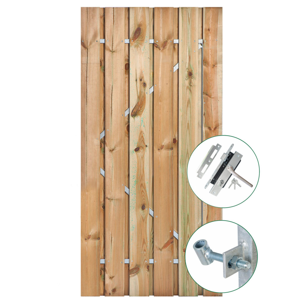 POORT MET GALVA FRAME incl. RVS slot