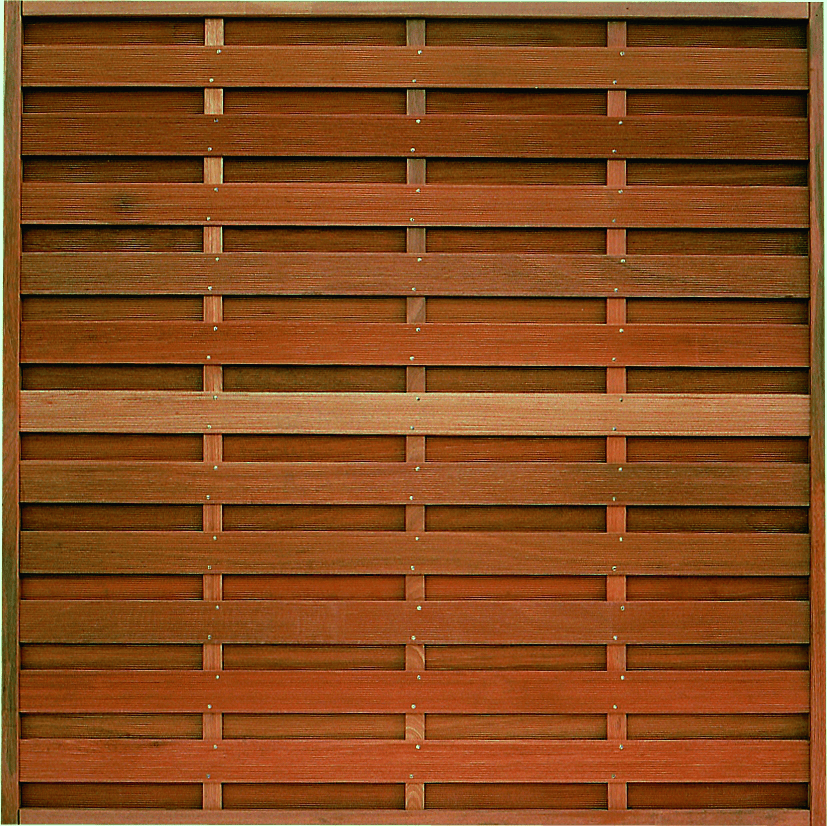 HARDHOUT PLANKENSCHERM ELEGANT H180xB180cm