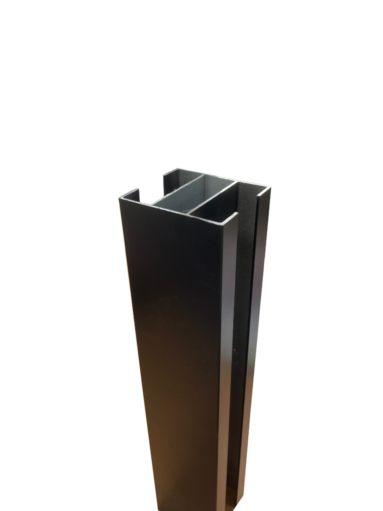 ALUMINIUM GLEUFPAAL 280cm H-model inclusief dop