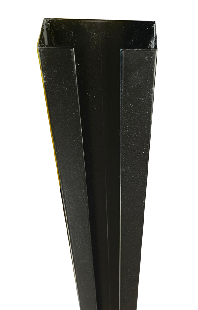 Aluminium topprofiel voor  H-paal gleuf 30mm